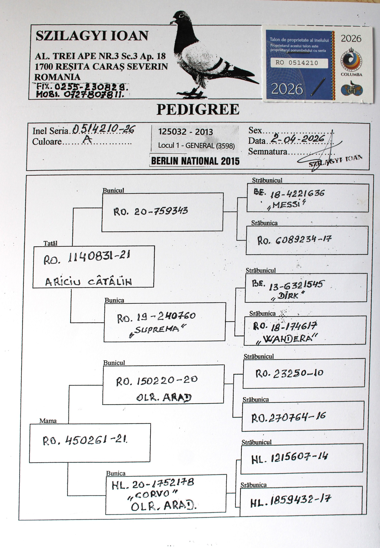 RO 26-0514210 - Image 2